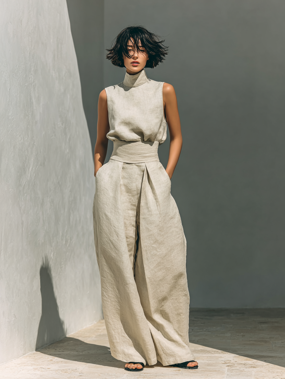 Isabella™ | Chic Linen Ensemble for Serenity