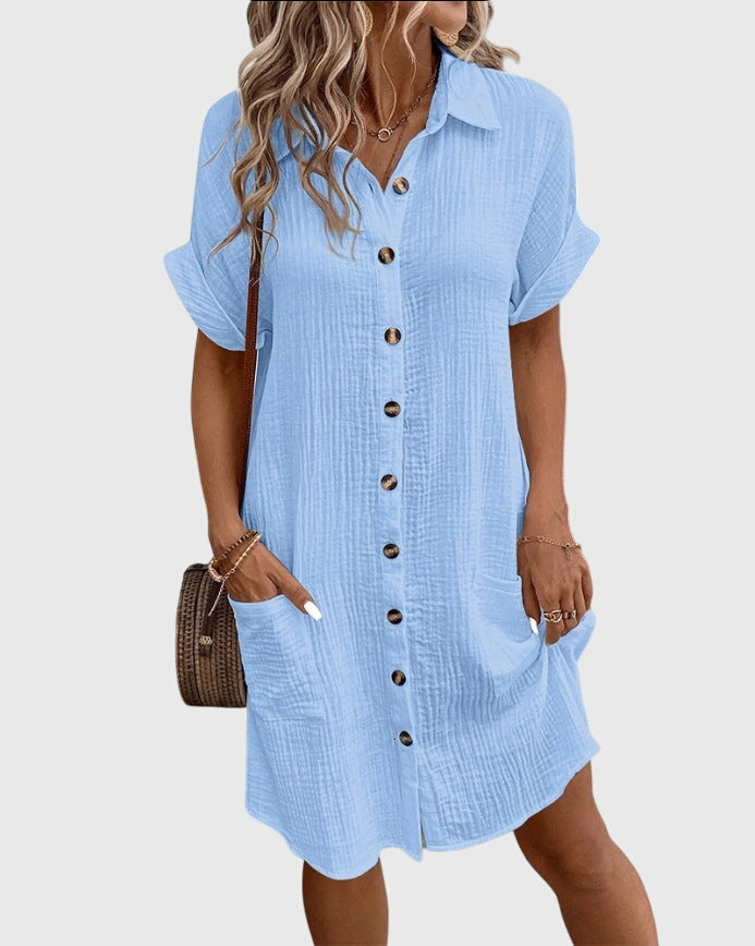 Caroline™ | Luxurious Cotton Dress
