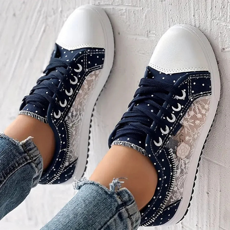 Lily - Chic Floral Sneakers
