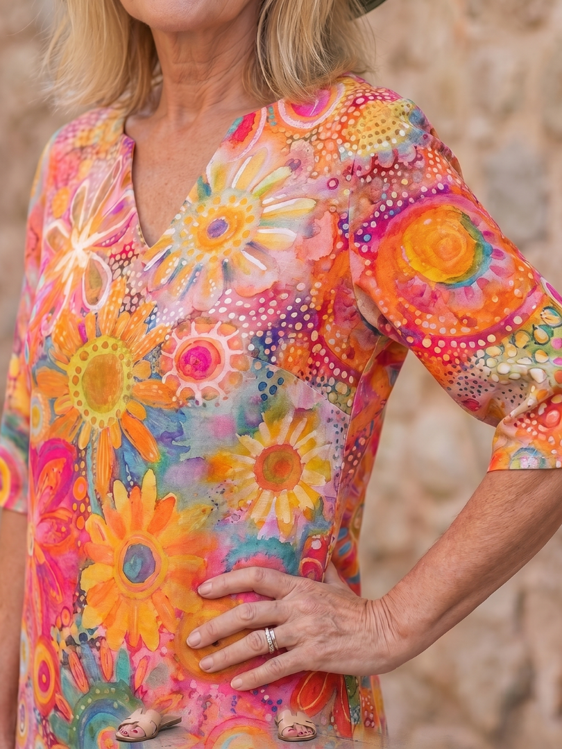 Lila™ | Chic Floral Print Dress for Effortless Elegance