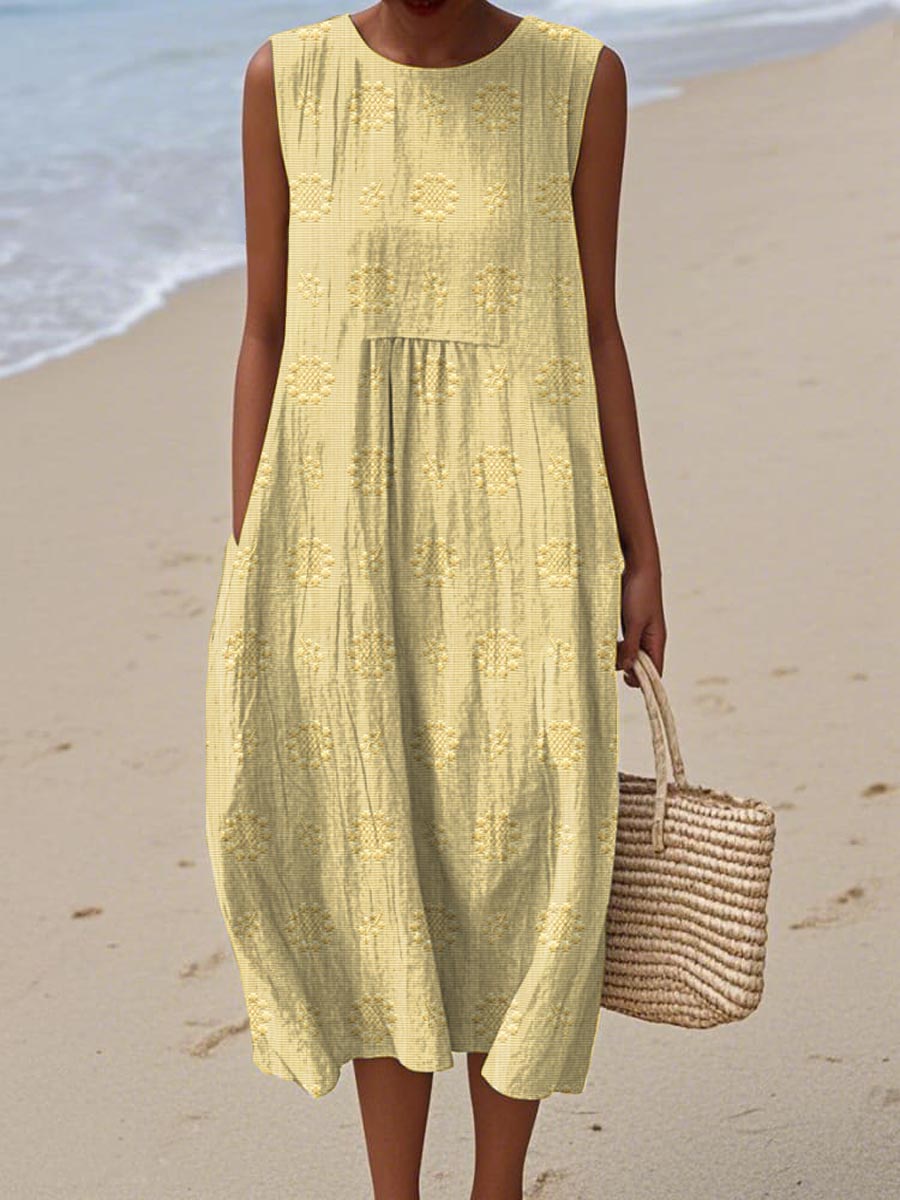 Beatrice™ | Chic Sleeveless Dress with Pockets