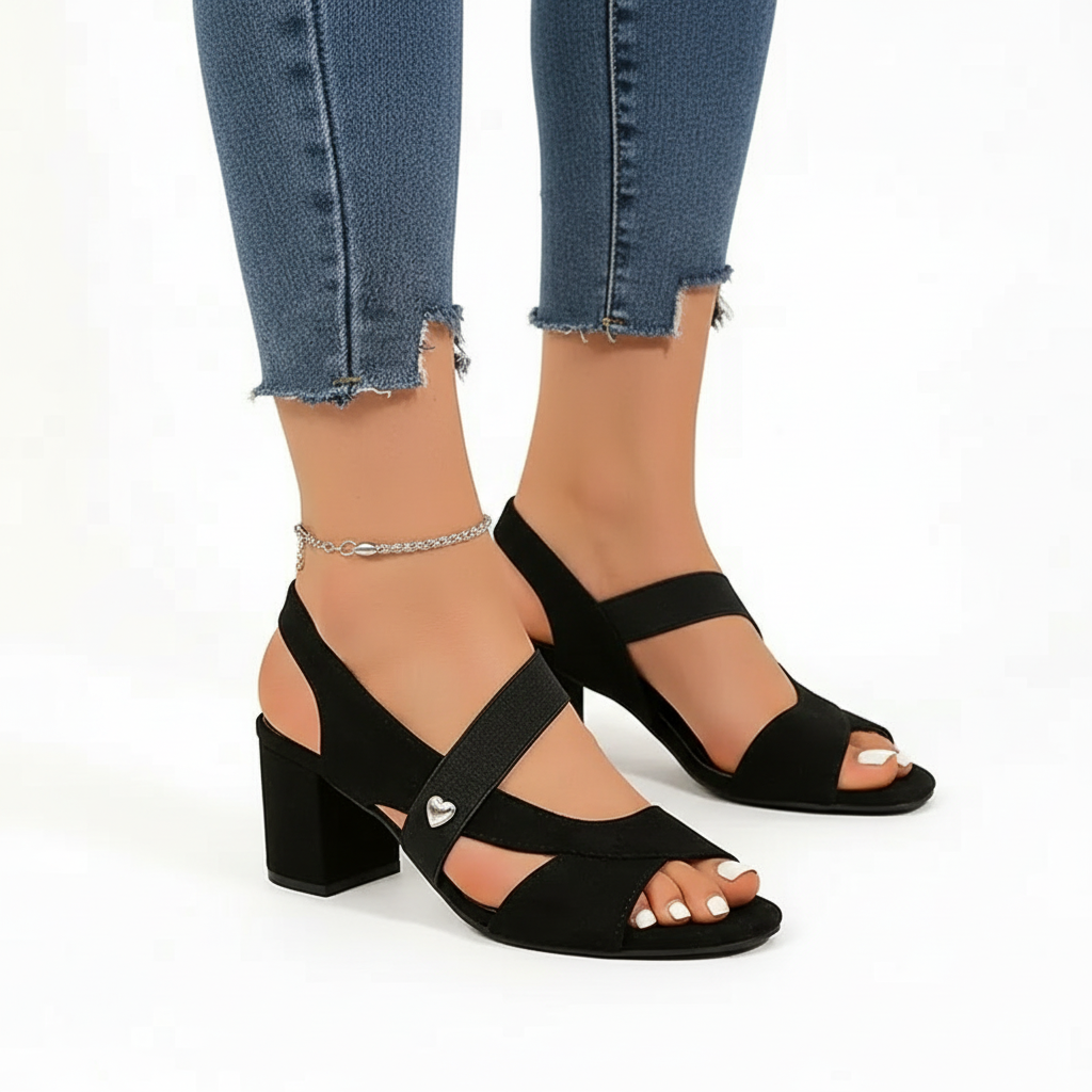 Lucia™ | Chic Leather Heels for Allure