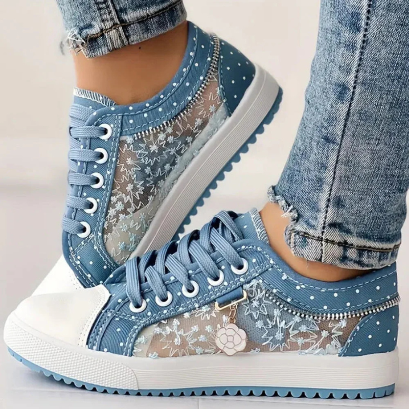 Lily - Chic Floral Sneakers