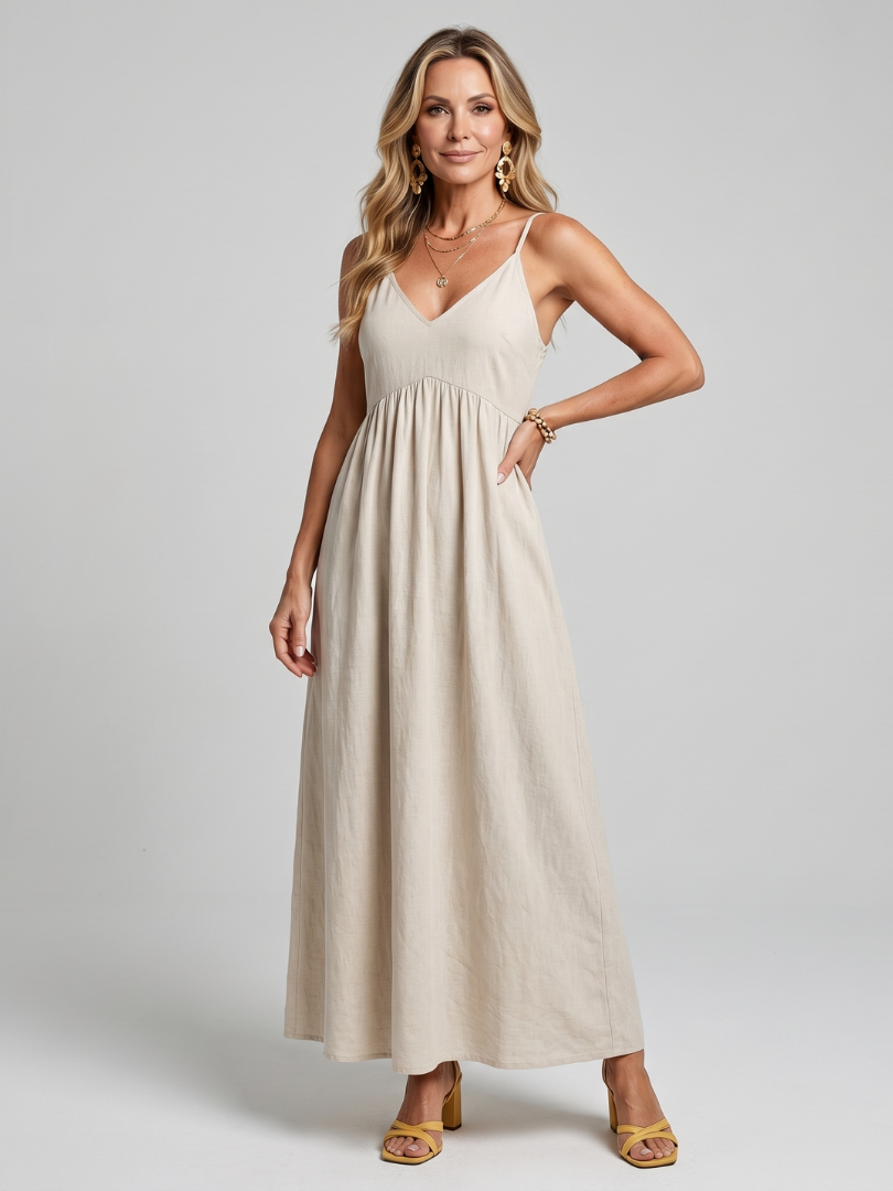 Isabella™ | Graceful Midi Dress in Flowing Fabric