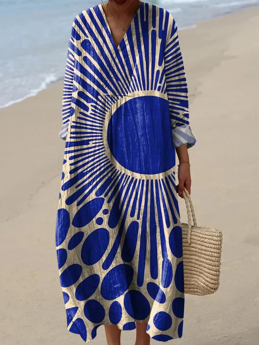 Rosemary™ | Vibrant Cotton Dress for Effortless Elegance