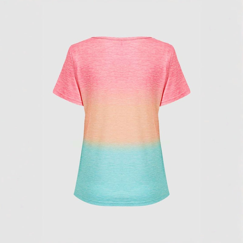 Lila™ | Chic Gradient Casual Tee