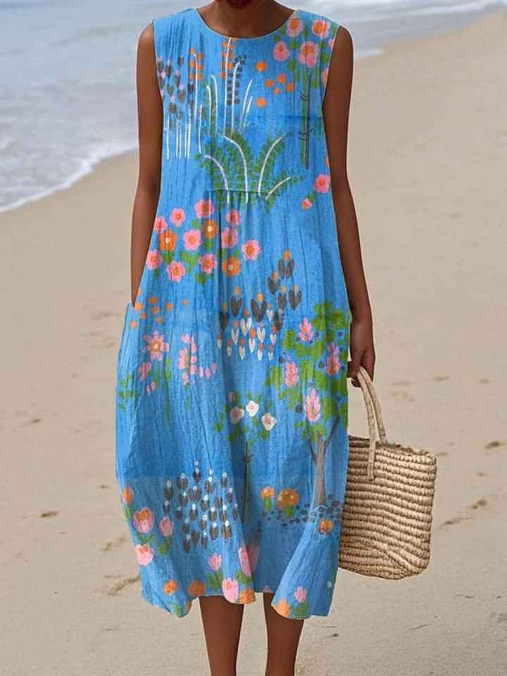 Megan™ | Vintage Summer Dress for Effortless Charm