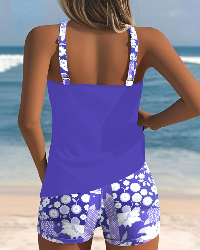 Sabrina™ | Floral Two-Piece Swimsuit for Effortless Elegance