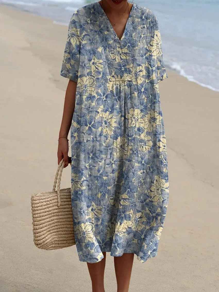Isabella™ | Timeless Floral Maxi Dress for Effortless Elegance