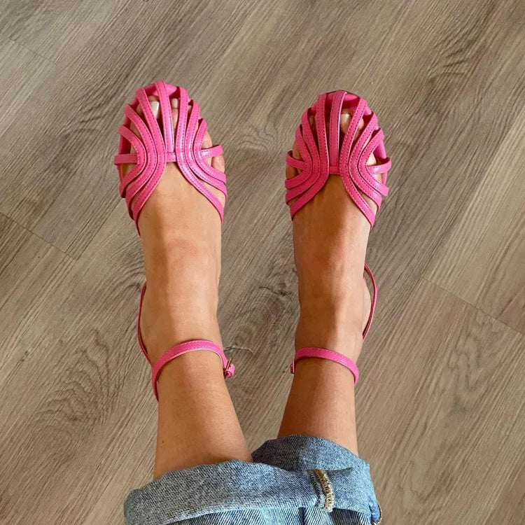 Lila™ | Luxurious Golden Jewel Sandals