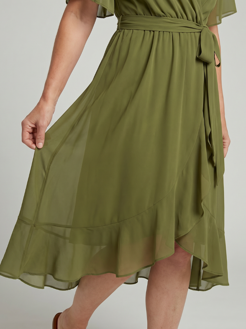 Serena™ | Fluid Hem Midi Dress for Effortless Elegance