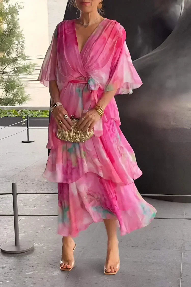 Lucia™ | Graceful Chiffon Dress