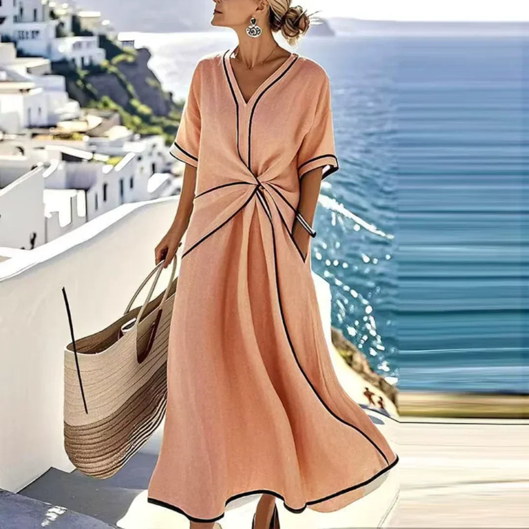 Isabella™ | Flattering Silk Evening Dress