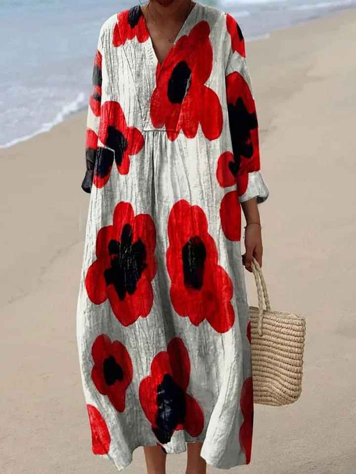 Lila™ | Chic Geometric Vintage Dress