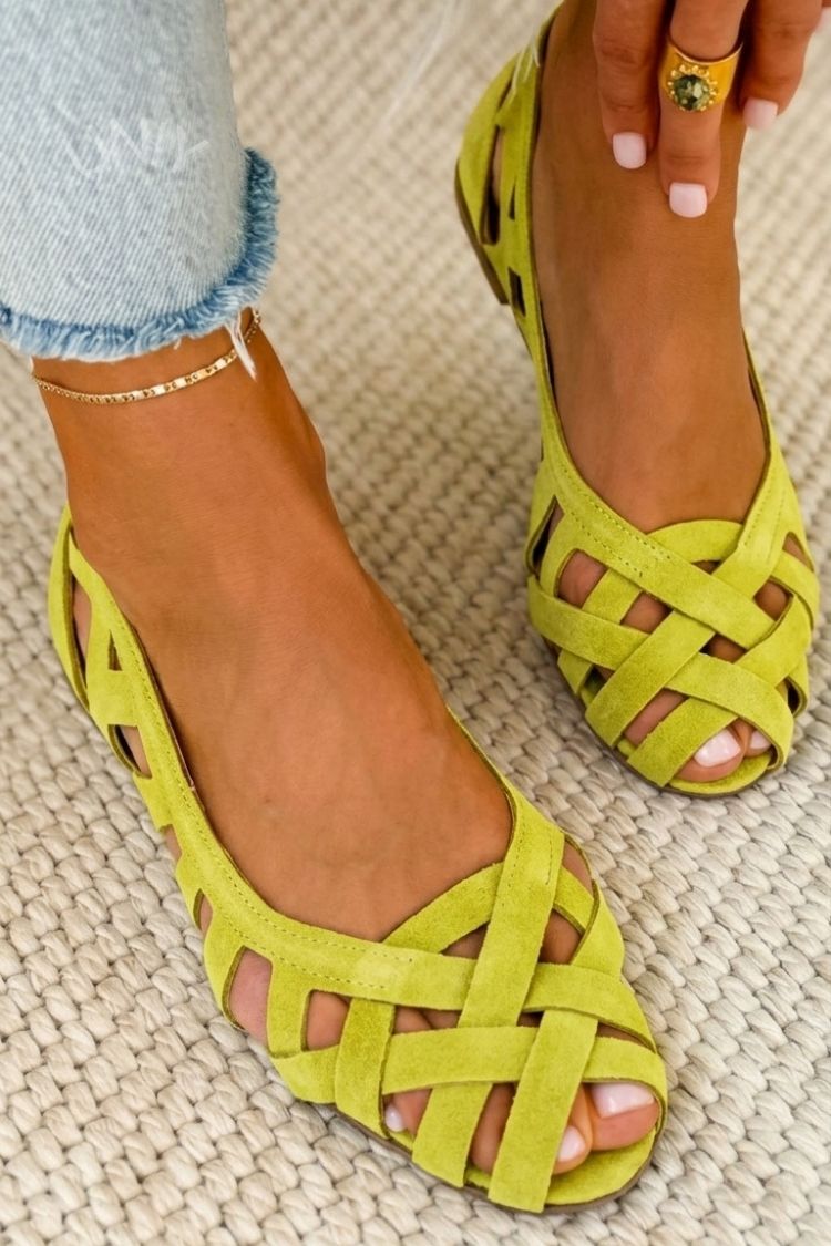 Luna - Chic Open-Toe Woven Sandals