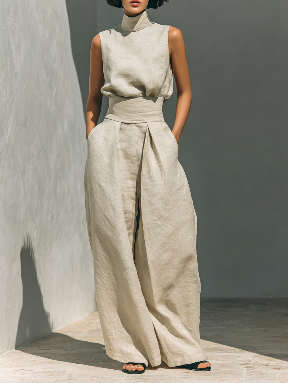 Isabella™ | Chic Linen Ensemble for Serenity