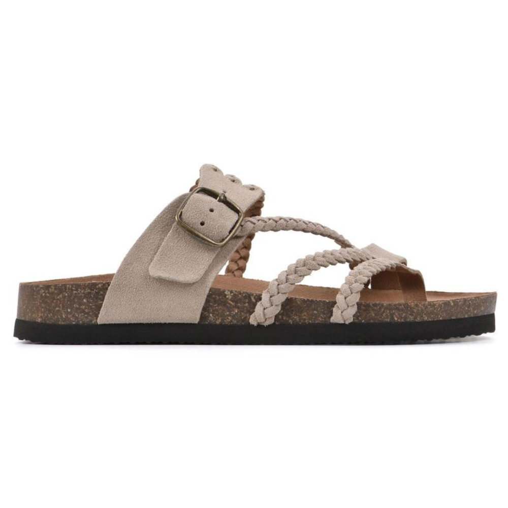 Sarah - Chic Woven Sandals for Elegance