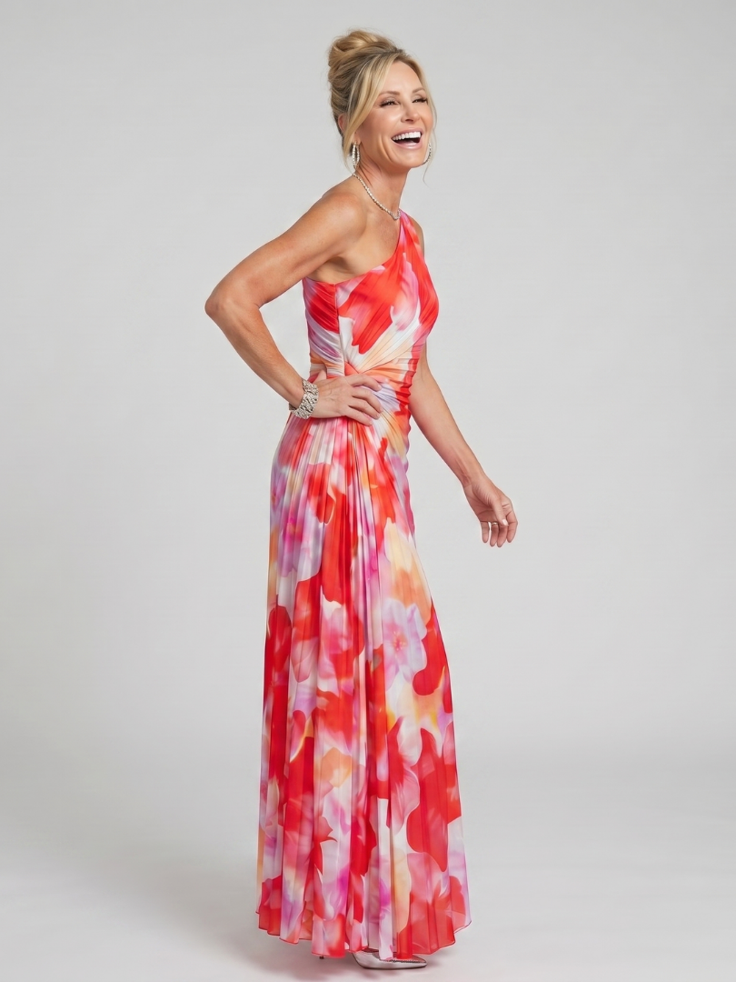 Tamsin™ | Chic Floral Midi Dress for Effortless Elegance
