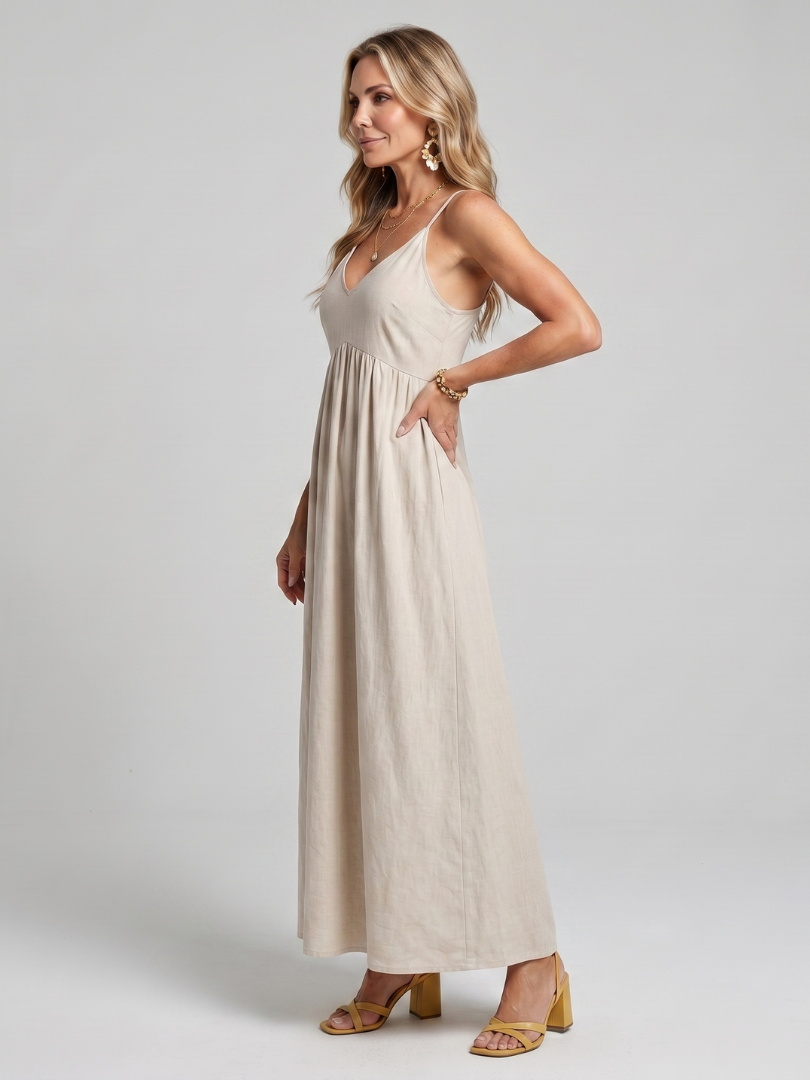 Isabella™ | Graceful Midi Dress in Flowing Fabric