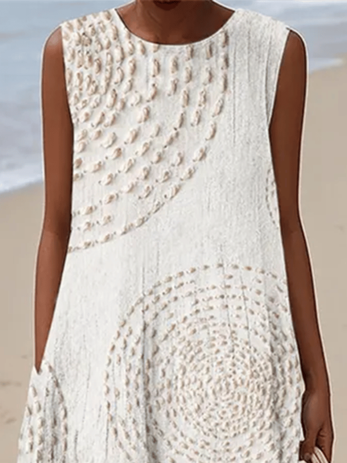 Isabella™ | Chic Printed Sleeveless Dress for Effortless Style