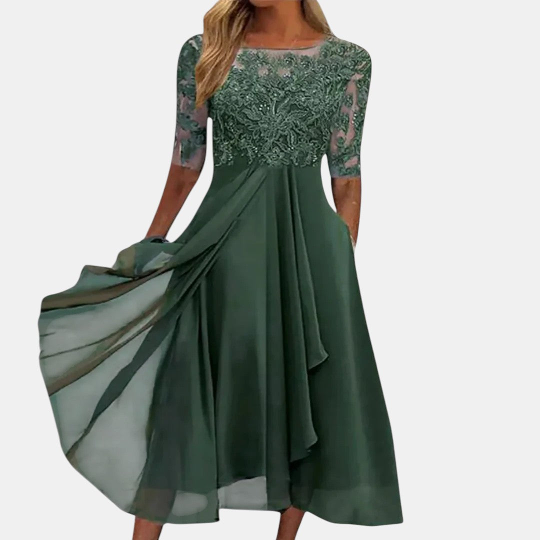 Elena - Elegant Lace Dress