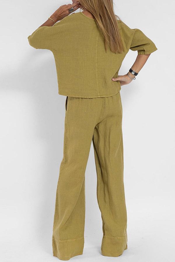 Clara™ | Chic Two-Piece Set in Luxe Fabric