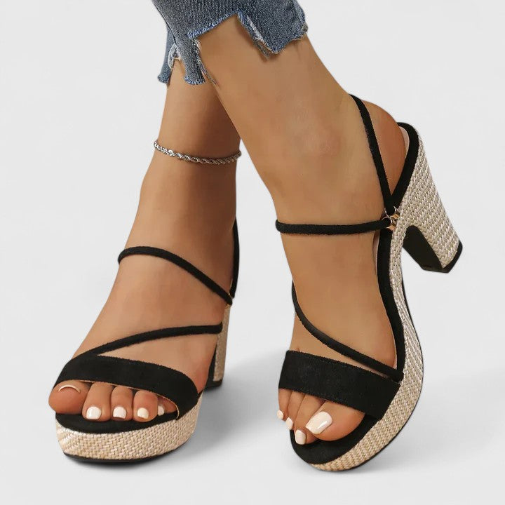 Justyna™ | Chic Orthopaedic Heels for All-Day Comfort