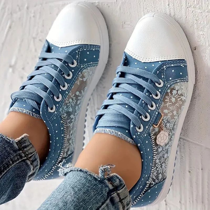 Lily - Chic Floral Sneakers