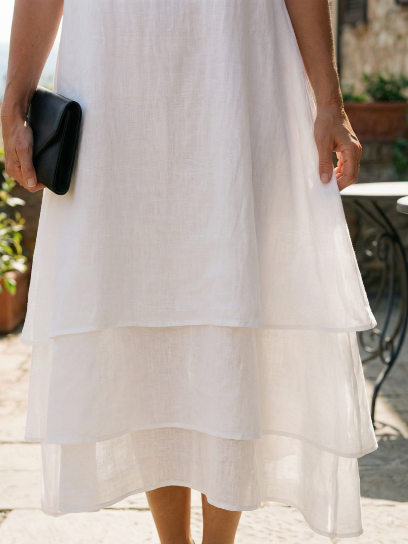 Lucia™ | Flowing Layered Dress for Effortless Elegance