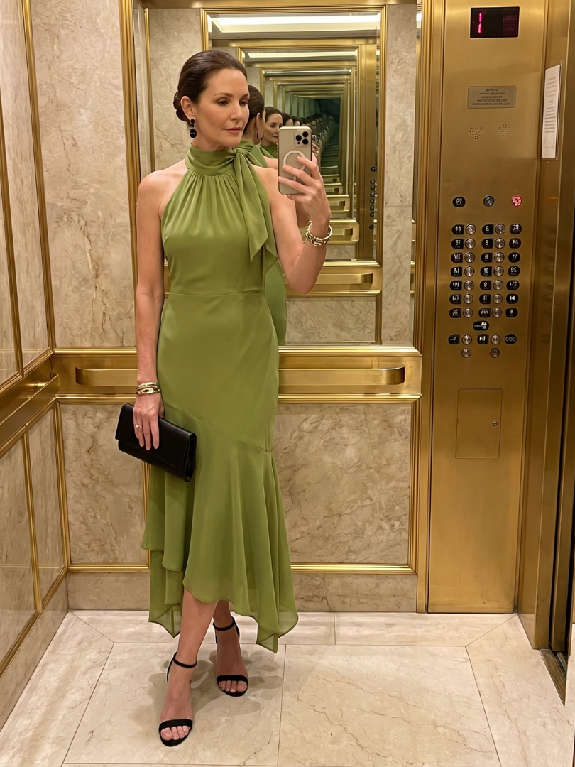 Winifred™ | Chic Draped Midi Dress for Effortless Elegance