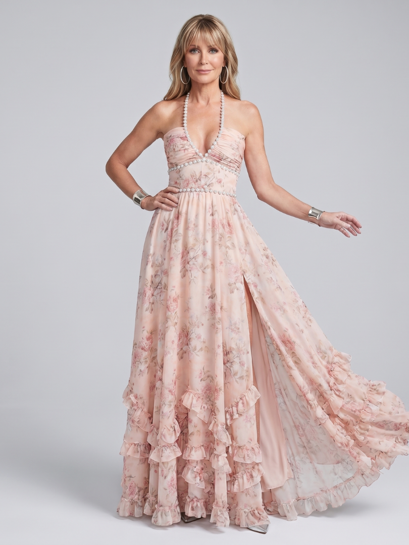 Arabella™ | Elegant Floral Maxi Dress for Graceful Moments