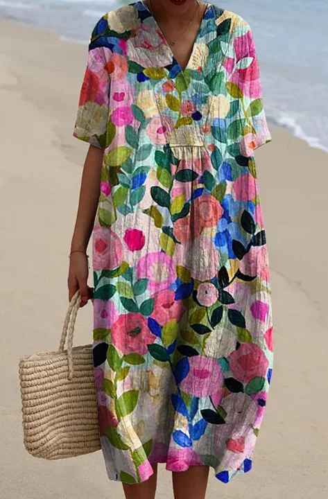 Isabella™ | Timeless Floral Maxi Dress for Effortless Elegance