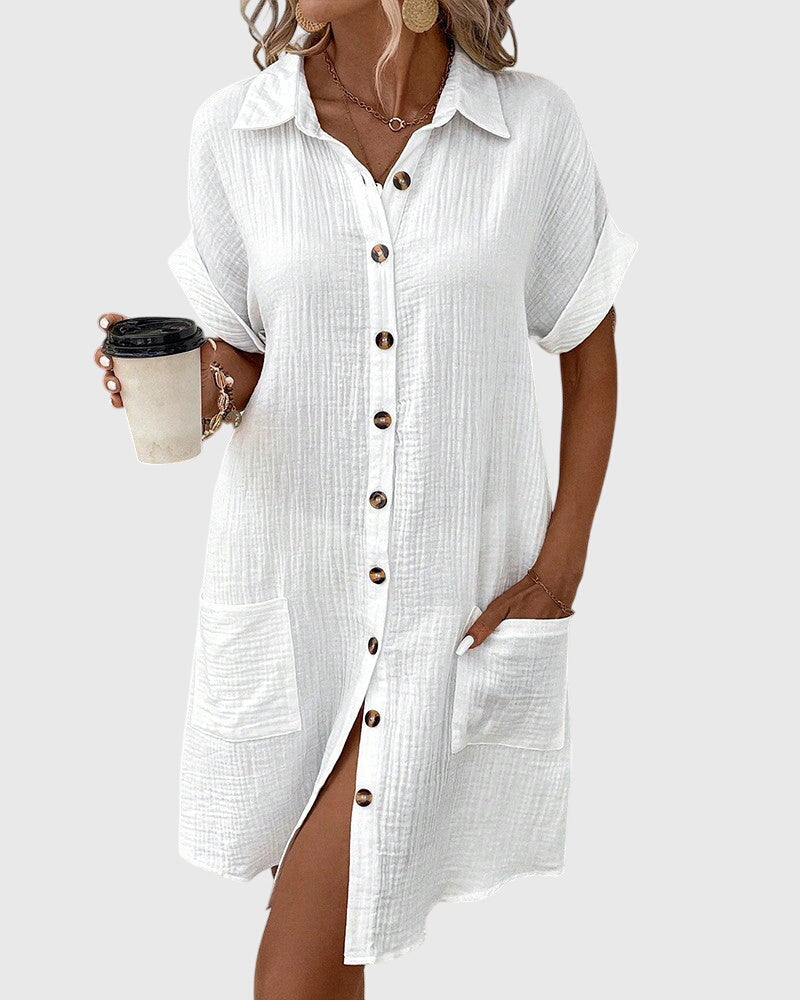 Caroline™ | Luxurious Cotton Dress