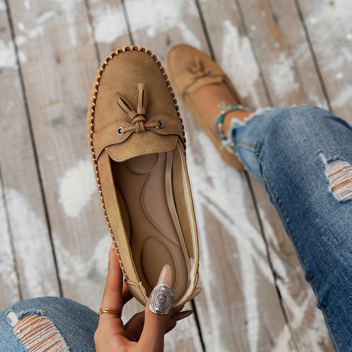 Nadine™ | Timeless Tassel Loafers for Effortless Elegance