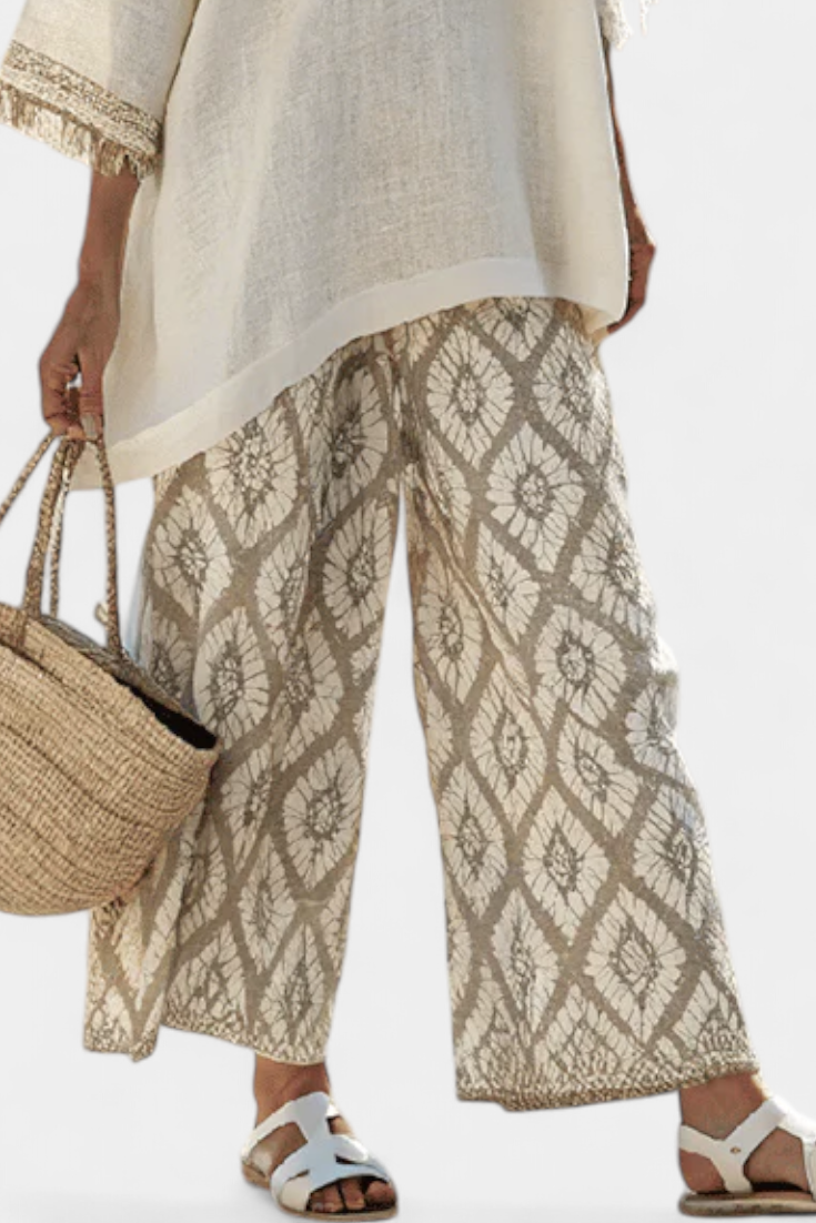 Isabella™ | Chic Cotton Blend Ensemble for Effortless Elegance