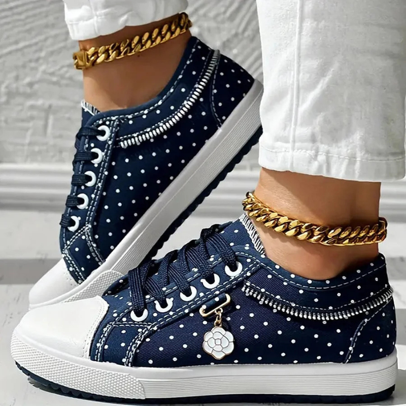 Lily - Chic Floral Sneakers
