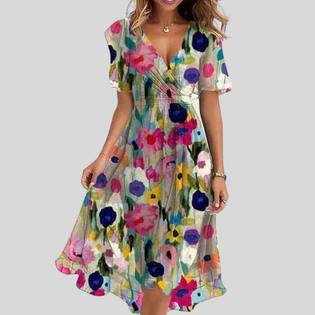 Isabelle™ | Chic Linen Summer Dress