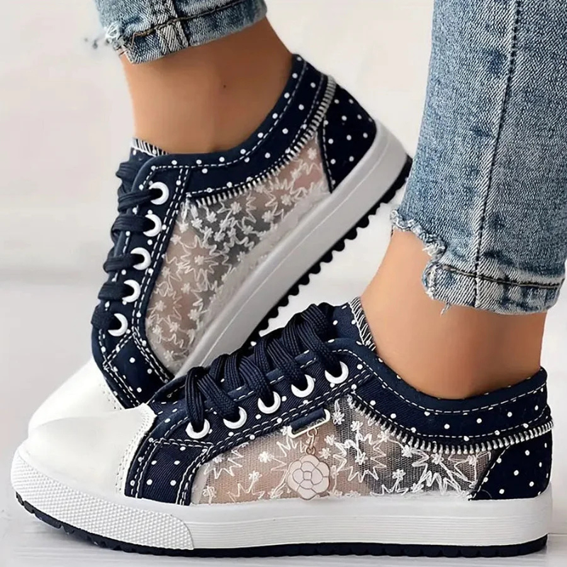 Lily - Chic Floral Sneakers