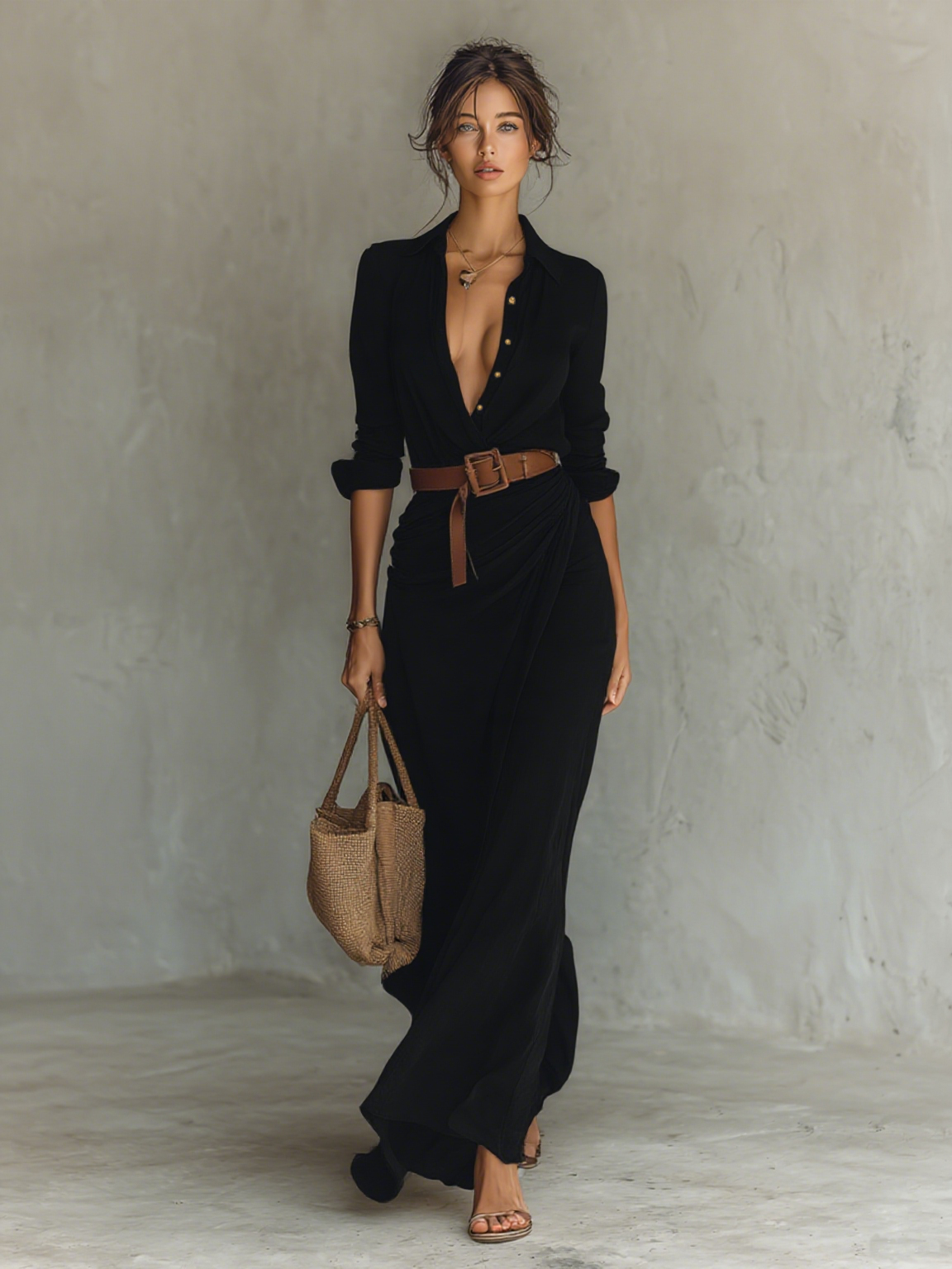 Vivienne™ | Chic Maxi Dress for Grace