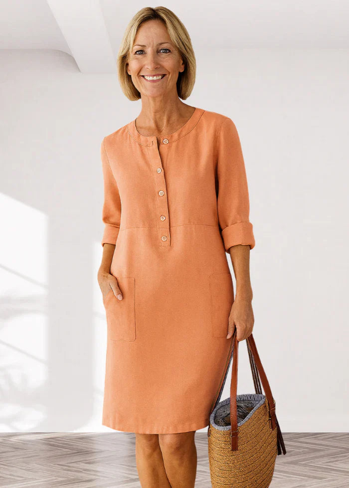Ella™ | Relaxed Fit Casual Dress for Everyday Elegance