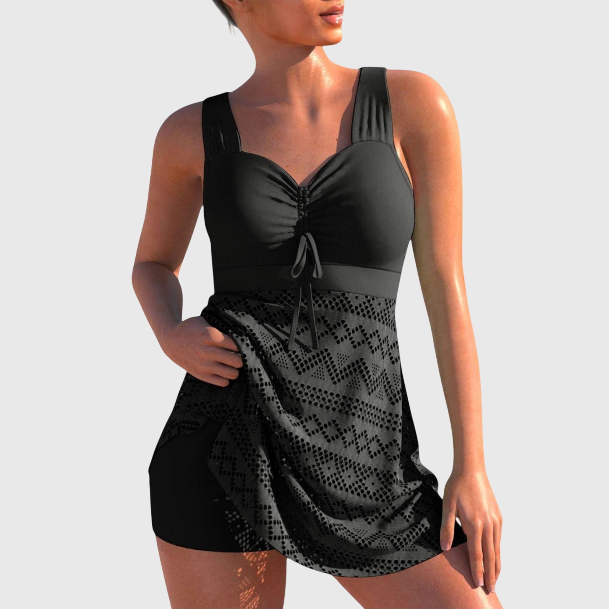 Isabella™ | Chic Two-Piece Swimwear with Skirt
