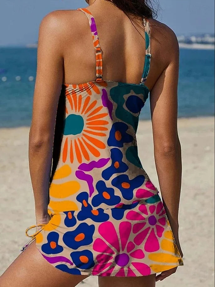 Isabella™ | Chic Floral Tankini with Tummy Control