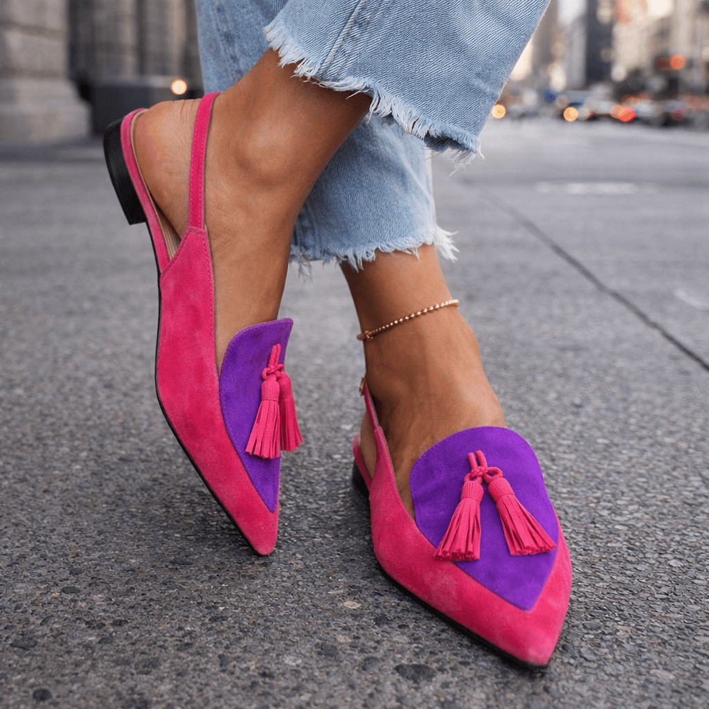 Lorena - Chic Tassel Strap Sandals for Effortless Style