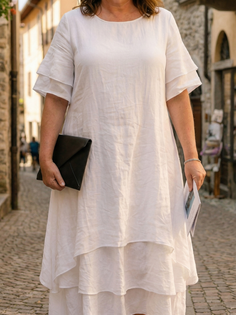Lucia™ | Flowing Layered Dress for Effortless Elegance