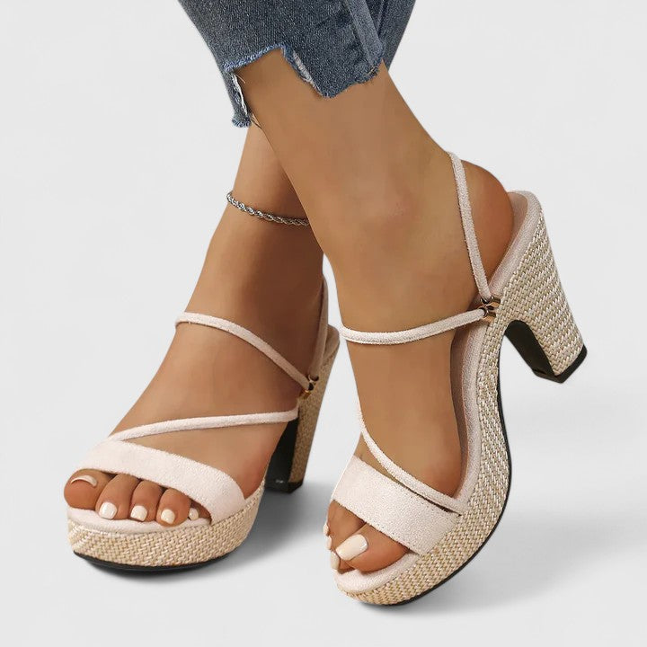Justyna™ | Chic Orthopaedic Heels for All-Day Comfort