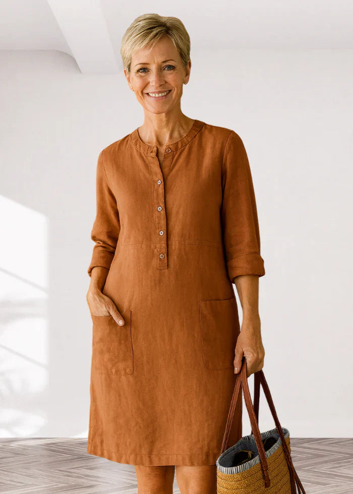 Ella™ | Relaxed Fit Casual Dress for Everyday Elegance