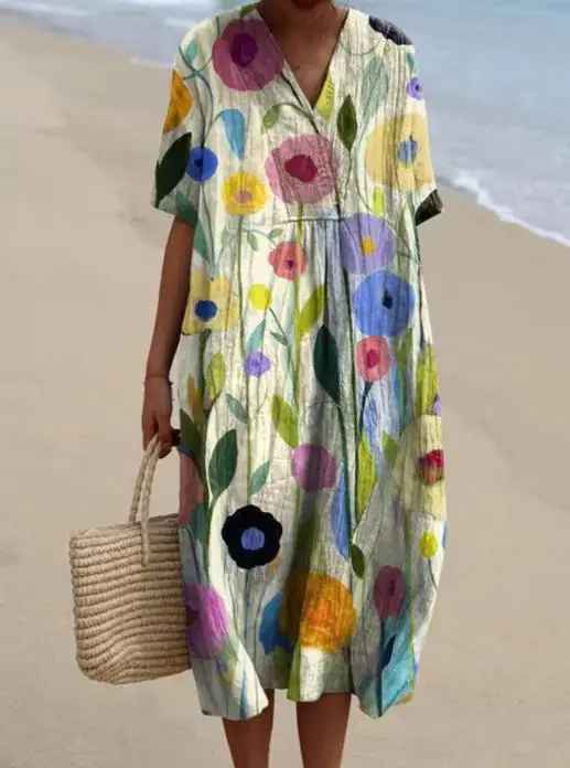Isabella™ | Timeless Floral Maxi Dress for Effortless Elegance