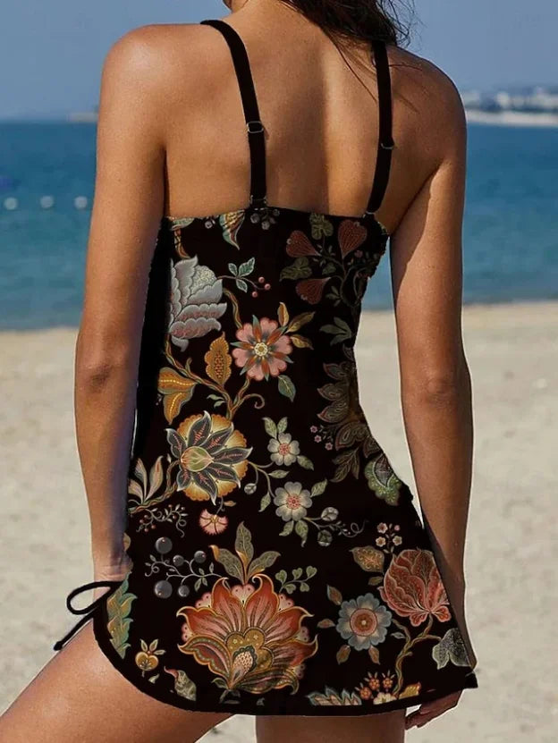 Isabella™ | Chic Floral Tankini with Tummy Control