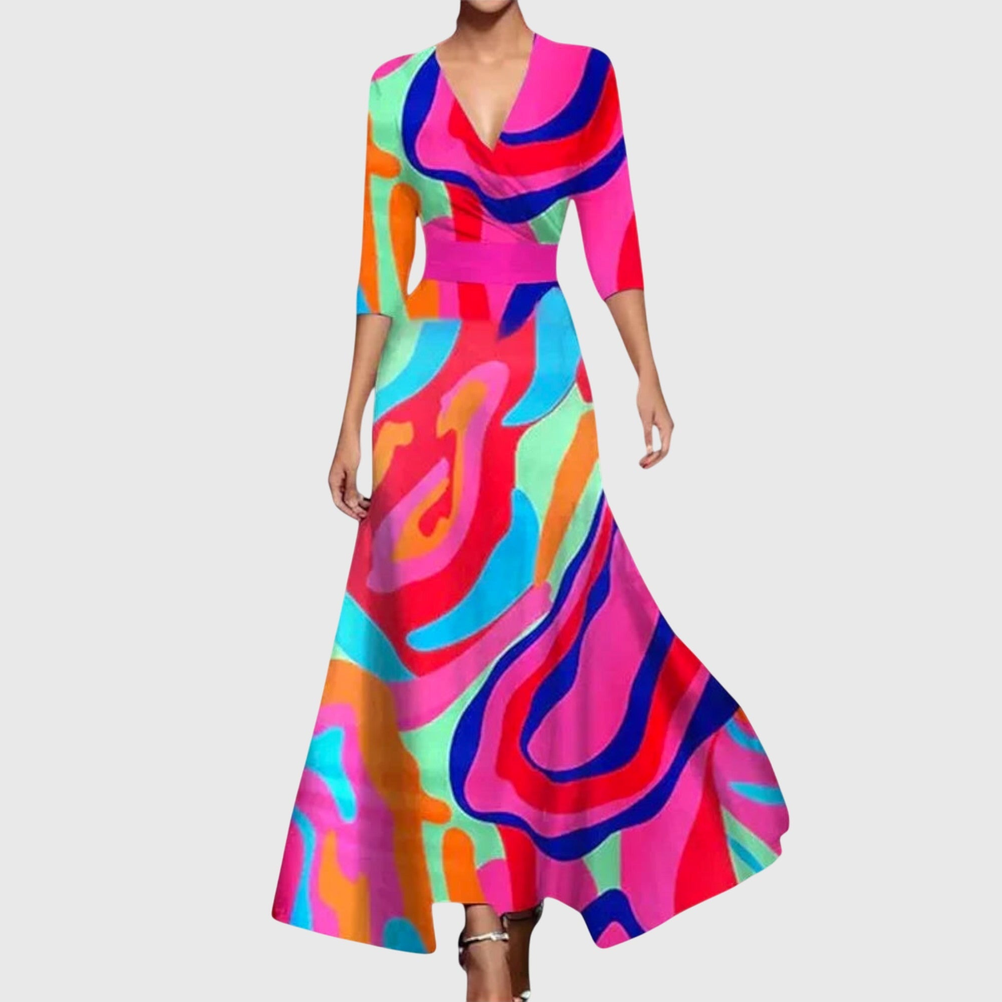 Isabella™ | Chic Silk Evening Dress