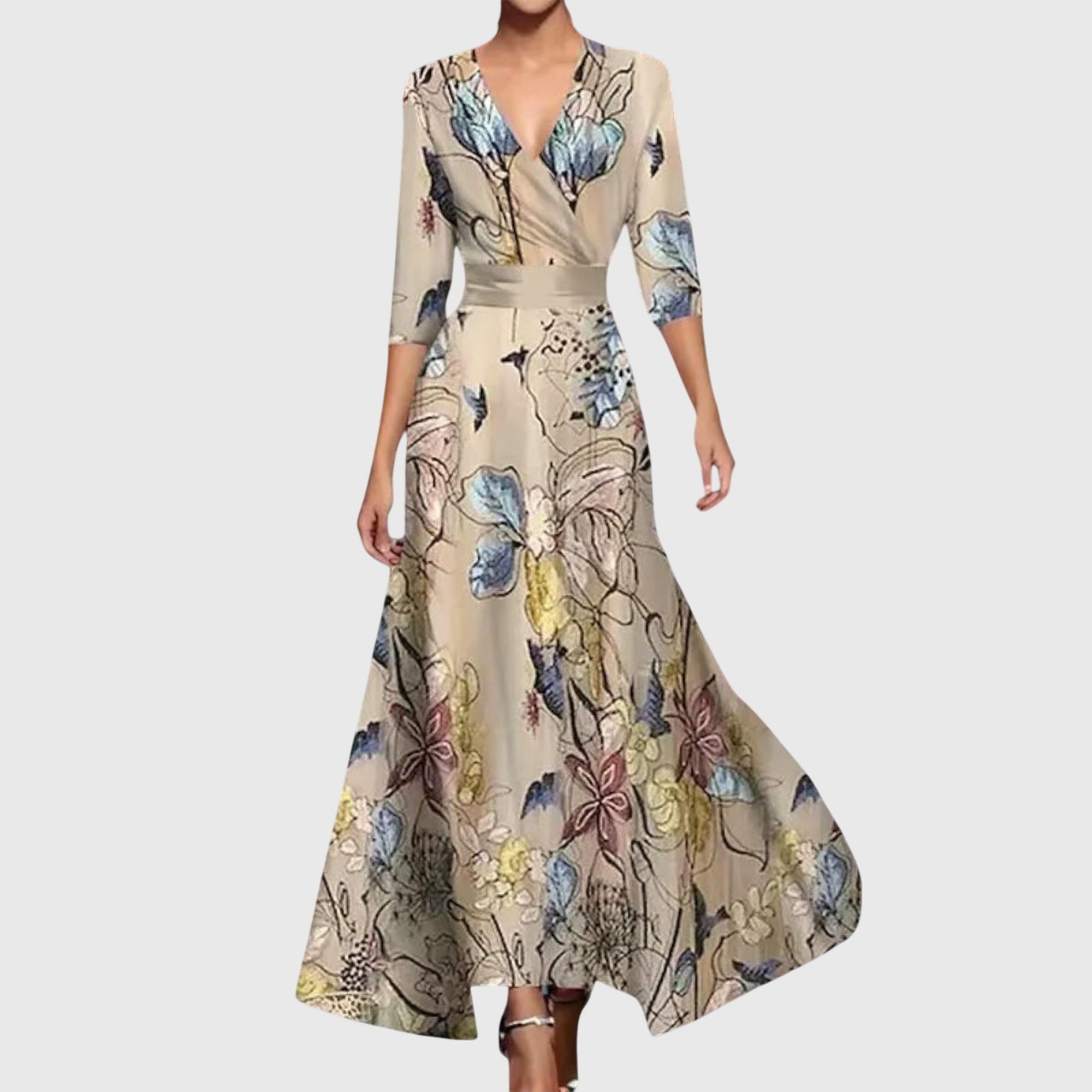 Isabella™ | Chic Silk Evening Dress